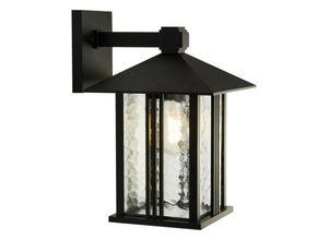 5053423163635 - - Suchscheinwerfer Venedig 1 Licht Außenwand Veranda Licht - Schwarz mit Wasserglas 5053423163635 - - Suchscheinwerfer Venedig 1 Licht Außenwand Veranda Licht - Schwarz mit Wasserglas