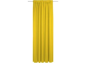 Image of Vorhang WIRTH "Dim out" Gardinen Gr. 295 cm, Multifunktionsband, 142 cm, gelb Schlafzimmergardinen
