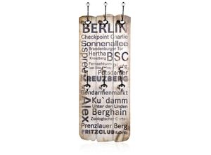 Image of Melko - Regenschirm Garderobe Berlin 100x40CM Hutablage Aufhängung Mantelhaken