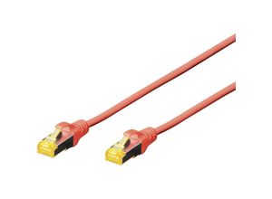 4016032327172 - ROT - Digitus DK-1644-A-0025 R RJ45 Netzwerkkabel Patchkabel cat 6a s ftp 025 m Halogenfrei verdril