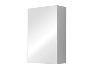 0645656385646 - Toscohome - Weißer Bad-Hängeschrank 38x60 cm mit Spiegel und Wendetür - Solo2 0645656385646 - Toscohome - Weißer Bad-Hängeschrank 38x60 cm mit Spiegel und Wendetür - Solo2