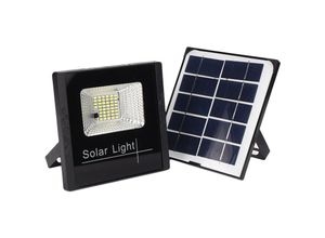 9795002482268 - Kingso - Solarprojektionslicht Solarlampe 44W 44leds 8000k 8-12 Stunden mit Fernbedienung Hasaki