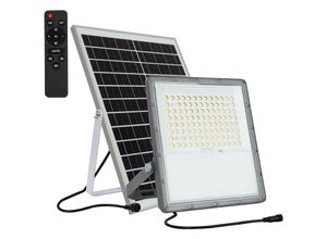 8445044054626 - Ledkia - LED-Flutlichtstrahler Solar 20W 100lm W ip 65 mit Fernbedienung Kaltes Weiß 6000K - 6500K 60º44 mm