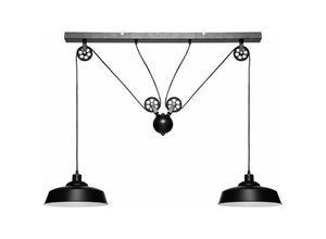 3560237548548 - Atmosphera - Hängeleuchte ezio Metall schwarz h 60 cm