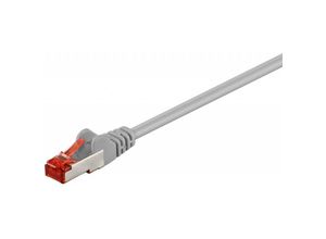 4040849508936 - Cat 6 Patchkabel s ftp (PiMF) - Kupferleiter (cu) halogenfreier Kabelmantel (lszh) Grau 20 m (50893) - Goobay