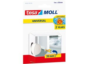 4042448102829 - Moll® universal Türboden-Schaumstoffdichtung - zur Kälte- und Wärme-Isolierung - Zimmertürdichtung zum Schutz vor Zugluft Staub und Feuchtigkeit - 1