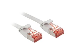 4002888475518 - 47551 RJ45 Netzwerkkabel Patchkabel cat 6 u ftp 100 m Grau 1 St - Lindy