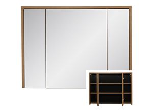 4066075013112 - Lomadox - Badezimmer Spiegelschrank 100 cm HARLOW-56 Eiche (Hunton-Oak)  b h t ca 100 75 16 cm