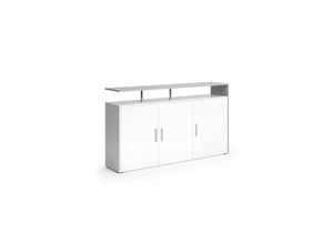 4251421929944 - VICCO Sideboard AMATO Kommode Schrank Weiß Beton Fernsehschrank TV