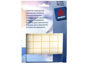 5701044438334 - - Universal Labor-Etiketten Blickdicht 31x77mm Weiß 152 Stück