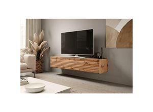 5905351286583 - Lowboard zibo 160 Lamellenfront TV-Hängeschrank Wotan Wotan Lamellen - Furnix