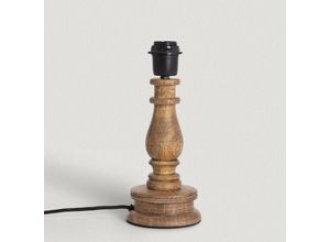 8445044105908 - Ledkia - Lampenfuß für Tischlampe Holz Chess iluzzia Natürlich