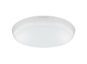 5055788216094 - Integral Led Lighting - Integral - led Flush Decken-   Wandleuchte 18W 4000K 1584lm IK10 Mattweiß IP54