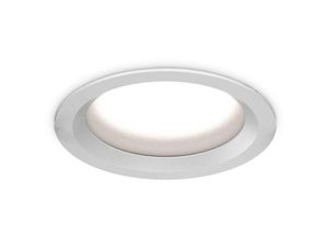 8021696312118 - Basic IP65 Integriertes rundes LED-Einbau-Downlight mattweiß 1550 lm 3000 k - Ideal Lux