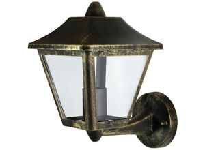 4058075206229 - Led Wand- und Deckenleuchte Leuchte für Außenanwendungen Sockel E27 Endura Classic Trad Up - Schwarz Gold - Ledvance