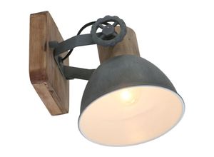 4059157137837 - Etc-shop - vintage Wand Leuchte Holz Spot Strahler Ess Zimmer Lampe verstellbar im Set inkl led Leuchtmittel