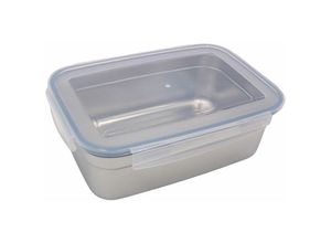 4251699818261 - Buri - Edelstahl Frischhaltedose 550ml Vorratsdose Brotdose Lunchbox Klickverschluss