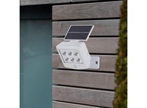 4059157289055 - Etc-shop - Solarlampen für Außen mit Bewegungsmelder led Solar Wandleuchte Aussen Spot mit Bewegungsmelder Aussen weiß led 03W 150Lm kaltweiß