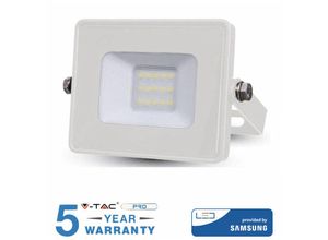 0619660095334 - Vtac - LED-Strahler smd v-tac samsung 10W 20W 30W 50W 100W 150W slim outdoor IP65-10Watt-Natürlich