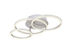 9007371407743 - Etc-shop - led Design Decken Leuchte Ess Zimmer Ring Strahler Küchen Lampe silber