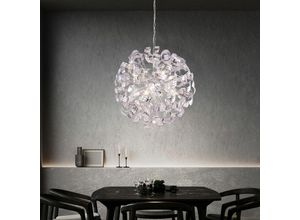 Image of Etc-shop - Design Decken Hänge Lampe Wohn Zimmer Pendel Lampe Chrom Kugel Leuchte im Set inkl. led Leuchtmittel