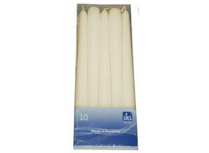 4002653007678 - Spitzkerzen 10ner Packung in 4 Farben - beige - Buri