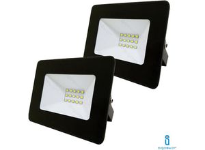 0664213399292 - Led-Strahler Smd 10w Slim Outdoor Ip65 4000k Natürliches Licht 2 Stück