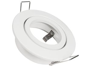 4250967316942 - Mcshine - Einbaurahmen DL-248w rund Ø82mm schwenkbar Clip Verschluss 4250967316942 - Mcshine - Einbaurahmen DL-248w rund Ø82mm schwenkbar Clip Verschluss