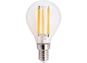 4250967331440 - Mcshine - led Filament Tropfenlampe Filed E14 6W 820 lm warmweiß klar