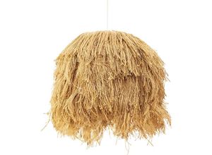 5056667060104 - Privatefloor - Jute-Deckenlampe - Boho-Bali-Design-Hängelampe - Lien Naturfarben - Jute - Naturfarben