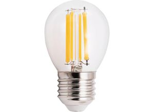 4250967331457 - Mcshine - led Filament Tropfenlampe Filed E27 6W 820 lm warmweiß klar