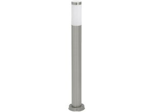 5998250382647 - 8264 Stehleuchte Inox torch aus Metall Kunststoff edelstahlfarben  weiß Ø11cm B126cm H65cm IP44 - Rabalux