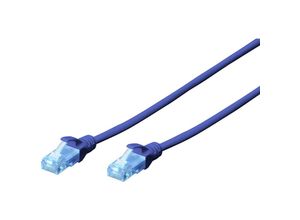 4016032198819 - DK-1512-010 B RJ45 Netzwerkkabel Patchkabel cat 5e u utp 100 m Blau verdrillte Paare 1 St - Digitus