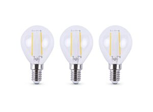 4260644160362 - 3er Pack led Glühbirne Warmweiß E14 Leuchtmittel - Glühlampe 2700K (3er - 9er Pack) Birnenform Energiesparlampe 15000 Stunden Lebensdauer 2 Watt