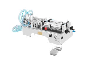 0840349953113 - Mophorn - vevor 10W Füllmaschine Flüssigkeit 100-1000ML Liquid Filling Machine Abfüller Flüssigkeitsabfüllmaschine mit Doppelkopf