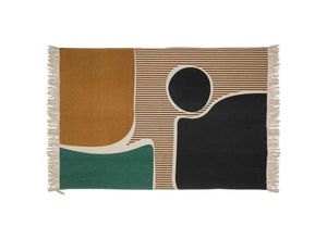 3560232701511 - Teppich Joyful Baumwolle - Ockergelb - 120x170 cm - Atmosphera - Senfgelb