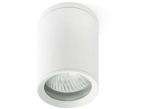 8421776090507 - Faro 70821 Aufbauleuchte tasa E27 15W IP44 Aluminium mattweiß H14cm Ø11cm dimmbar