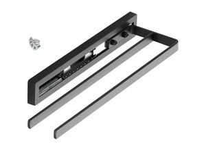 4066143046509 - Sotech Teleskop-Handtuchauszug style Montage an Waschtisch in Bad und Küche - 2-armig schwarz Länge 325 mm Auszugsweg 145 mm für Seitenmontage 4066143046509 - Sotech Teleskop-Handtuchauszug style Montage an Waschtisch in Bad und Küche - 2-armig schwarz Länge 325 mm Auszugsweg 145 mm für Seitenmontage