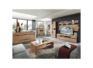 4066075072171 - Lomadox - Wohnzimmer komplett Set MANRESA-36 in Artisan Eiche Nb mit Graphit - braun