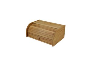 4260273055985 - Spetebo - Bambus Brotkasten mit Rolldeckel - 40 cm - Holz Brotbox mit verschließbarem Deckel - Brotkorb Brotkiste Brot Aufbewahrungsbox Vorratsbox