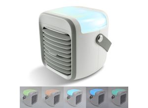 Image of X4-LIFE Mobiles Verdunstungs-Klimagerät LED RGB Beleuchtung grau/weiß