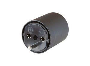 4007123286546 - Brennenstuhl - 1081592404 FIX-Adapter de auf ch schwarz 230V 3-polig T12 Schuko