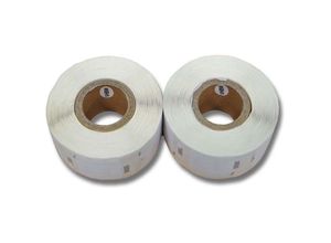 4068201490880 - Set 2x Etiketten-Rolle 12mm x 24mm (1000 Etiketten) kompatibel mit Dymo LabelWriter 4XL 450 Twin Turbo 450 Turbo Etiketten-Drucker - Vhbw