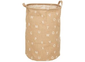 3560232573934 - Atmosphera - Kinder KorbAlphabet Jute Beige