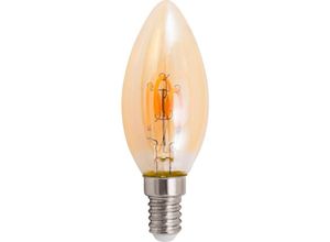 4250967331822 - LED Filament Kerzenlampe Retro E14 1W 90lm warmweiß goldenes Glas