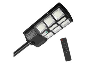 9460355596282 - 300W Solar led Straßenlaternen Wasserdichte Solarlampen mit Fernbedienung Motion Sensor Sicherheitsleuchte für Außenwand Garten Veranda - Schwarz