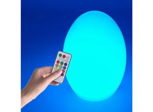 Image of Spetebo - led Leuchtball multi color mit Fernbedienung - 19 cm - Tisch Leuchte mit Farbwechsel und Timer - Nachtlicht Stimmungsleuchte mehrfarbig