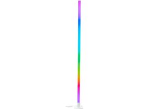 Image of Lampe Donetta led Stehleuchte 1,5m weiß/RGB Metall/Glas weiß - weiß - Bre-light