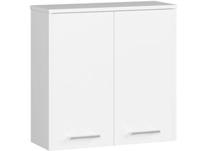 5901738165595 - Abamihome - Hängender Badezimmerschrank fin W60 2D 2-türig B60 x H60 x T225 cm Gewicht 18 kg