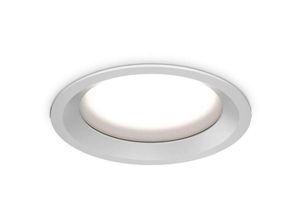 8021696312132 - Basic IP65 Integriertes rundes LED-Einbau-Downlight mattweiß 3200 lm 3000 k - Ideal Lux